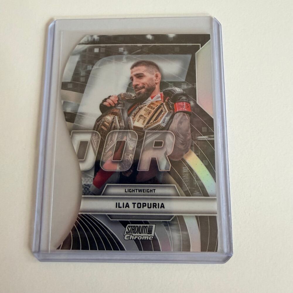 Topps 2026 Stadium Club Chrome UFC ILIA TOPURIA Triumvirates TVN-12 Nicknames